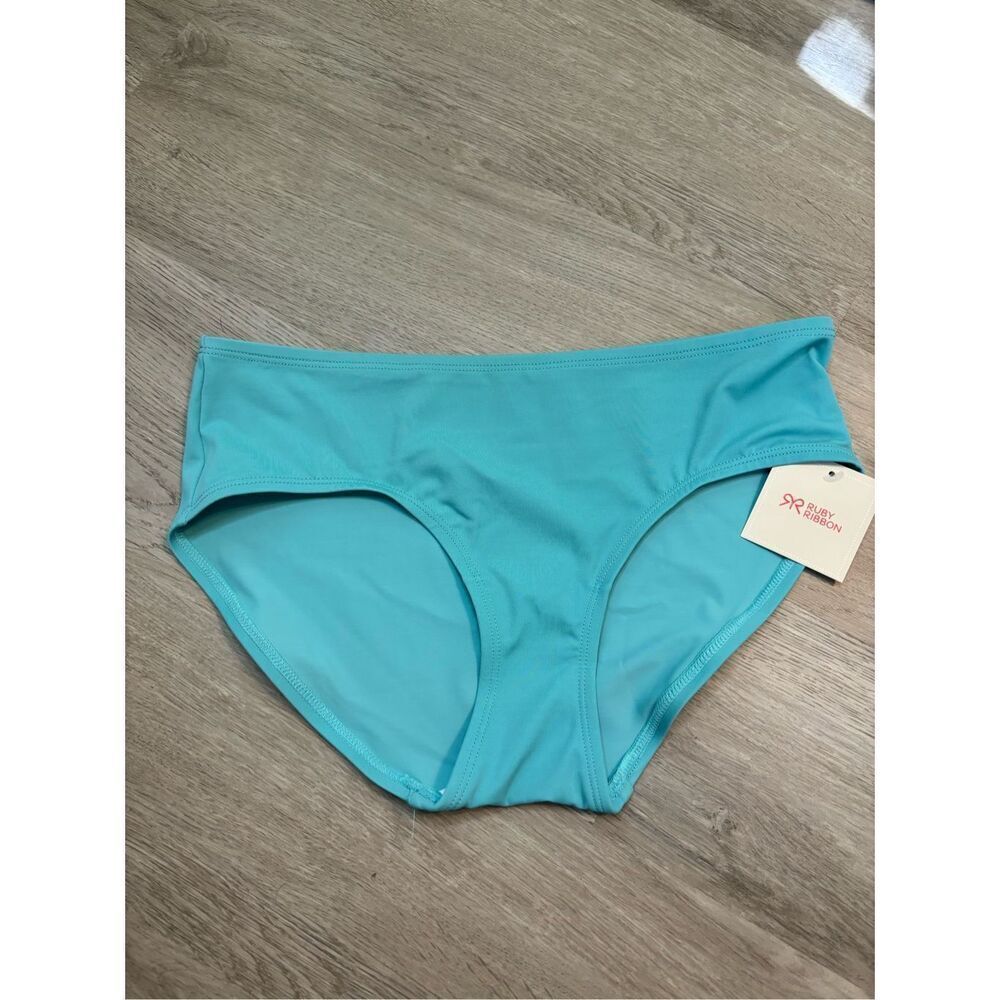 Ruby Ribbon Blue Swimwear Bottoms Sz Small NWT